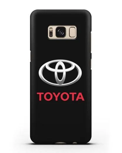 Чехол с логотипом Toyota силиконовый для Samsung Galaxy S8 Plus [SM-G955F]