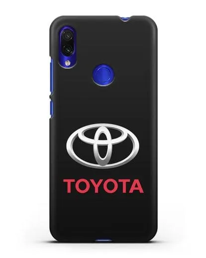 Чехол с логотипом Toyota силиконовый для Xiaomi Redmi Note 7