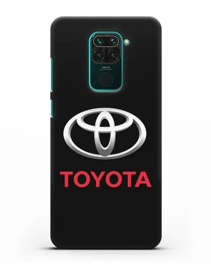 Чехол с логотипом Toyota силиконовый для Xiaomi Redmi Note 9