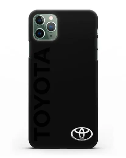 Чехол с надписью Toyota и логотипом силиконовый для iPhone 11 Pro Max