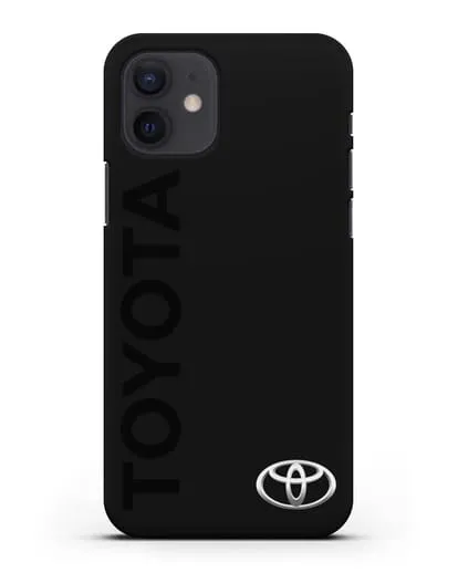 Чехол с надписью Toyota и логотипом силиконовый для iPhone 12