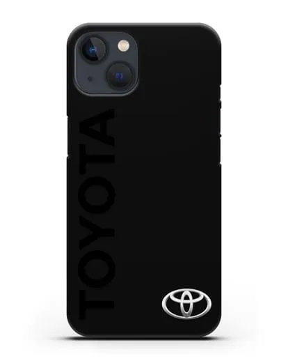 Чехол с надписью Toyota и логотипом силиконовый для iPhone 13