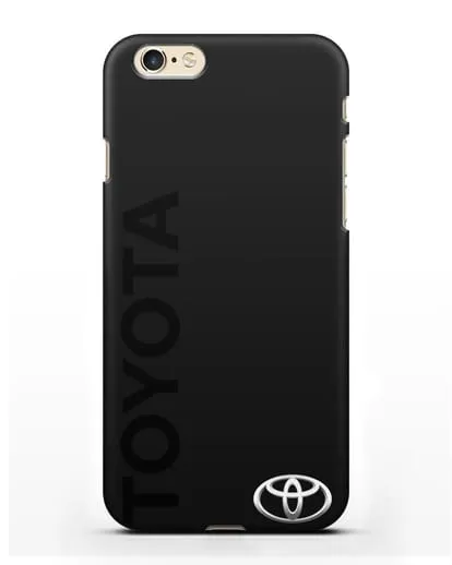 Чехол с надписью Toyota и логотипом силиконовый для iPhone 6