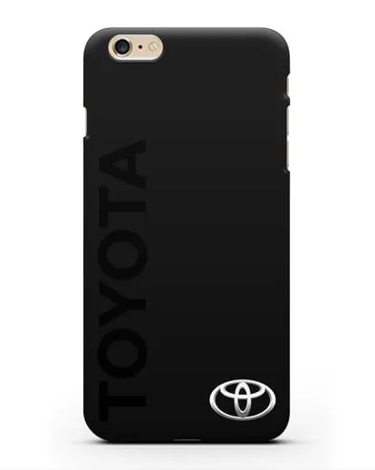 Чехол с надписью Toyota и логотипом силиконовый для iPhone 6 Plus