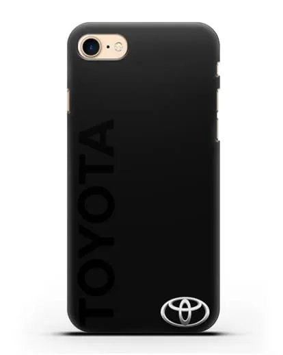 Чехол с надписью Toyota и логотипом силиконовый для iPhone 7