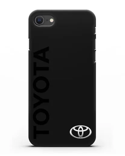 Чехол с надписью Toyota и логотипом силиконовый для iPhone SE 2020