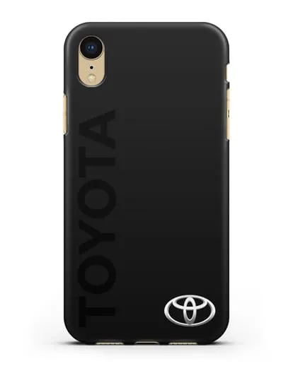 Чехол с надписью Toyota и логотипом силиконовый для iPhone XR