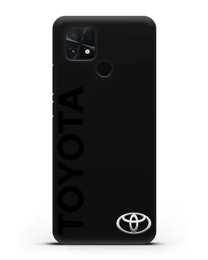 Чехол с надписью Toyota и логотипом силиконовый для Xiaomi Poco C40