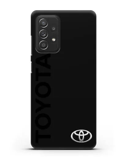 Чехол с надписью Toyota и логотипом силиконовый для Samsung Galaxy A53