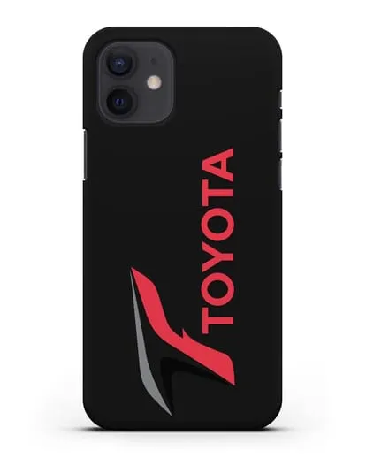 Чехол с надписью Тойота силиконовый для iPhone 12
