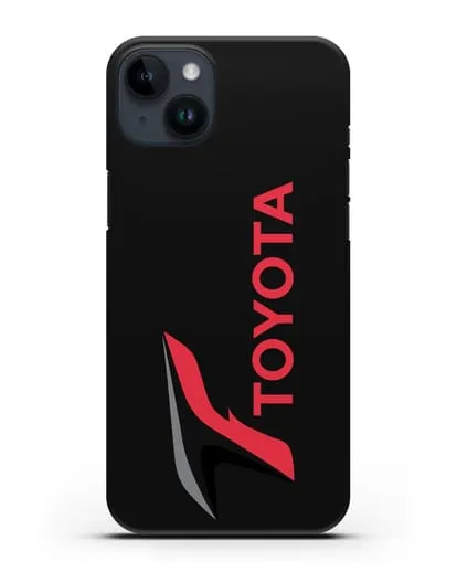Чехол с надписью Тойота силиконовый для iPhone 14 Plus