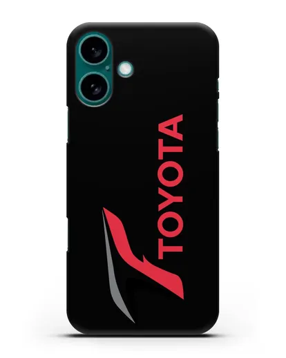 Чехол с надписью Тойота силиконовый для iPhone 16 Plus