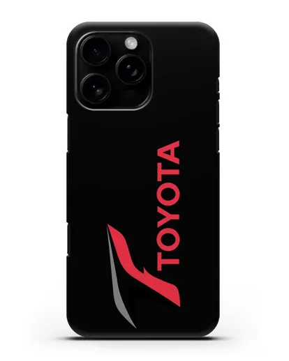 Чехол с надписью Тойота силиконовый для iPhone 16 Pro Max