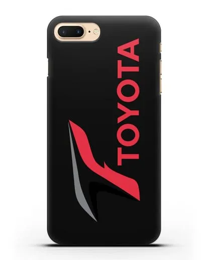 Чехол с надписью Тойота силиконовый для iPhone 8 Plus