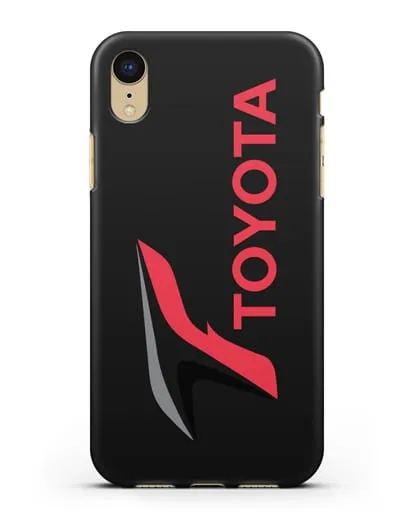 Чехол с надписью Тойота силиконовый для iPhone XR