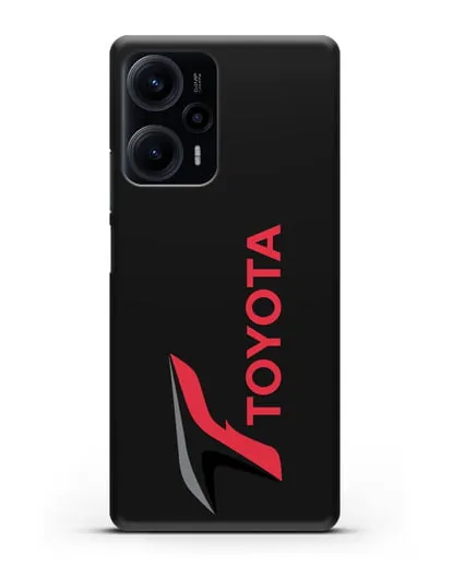 Чехол с надписью Тойота силиконовый для Xiaomi Poco F5