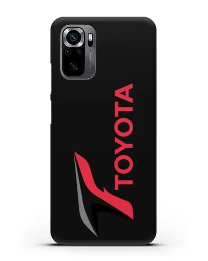 Чехол с надписью Тойота силиконовый для Xiaomi Poco M5s