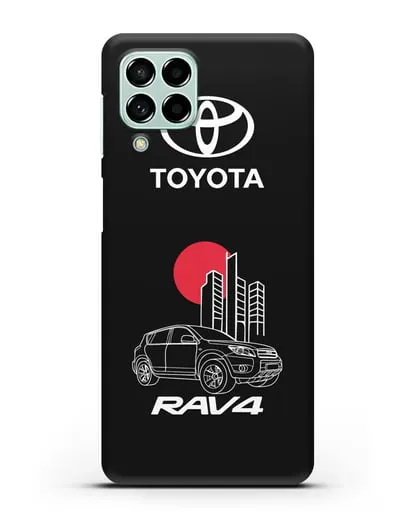 Чехол с изображением Toyota Rav4 силиконовый для Samsung Galaxy M53 [SM-M536]