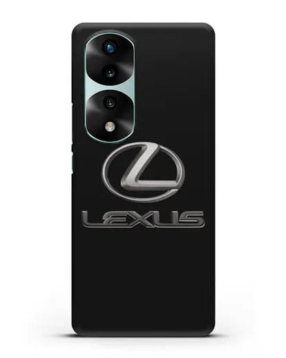 Чехол с логотипом Lexus силиконовый для Honor 70 Pro