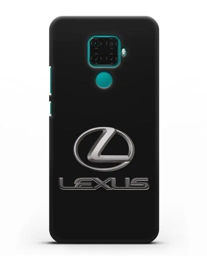 Чехол с логотипом Lexus силиконовый для Huawei Mate 30 Lite
