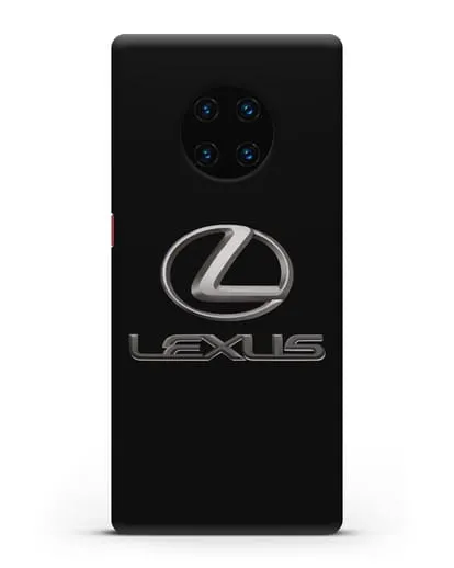 Чехол с логотипом Lexus силиконовый для Huawei Mate 30 Pro