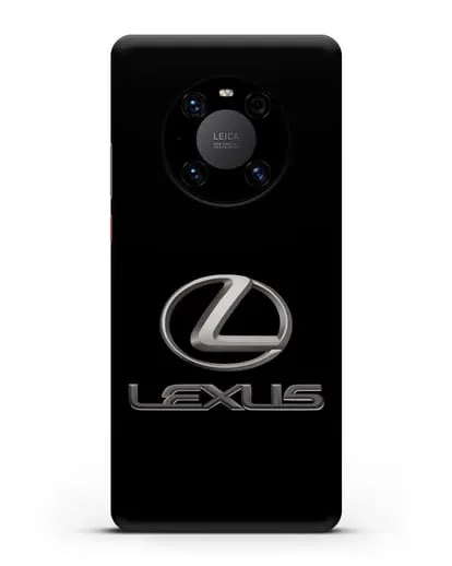 Чехол с логотипом Lexus силиконовый для Huawei Mate 40 Pro