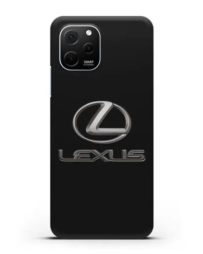 Чехол с логотипом Lexus силиконовый для Huawei Nova Y61