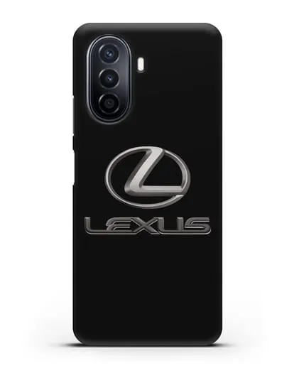 Чехол с логотипом Lexus силиконовый для Huawei Nova Y70
