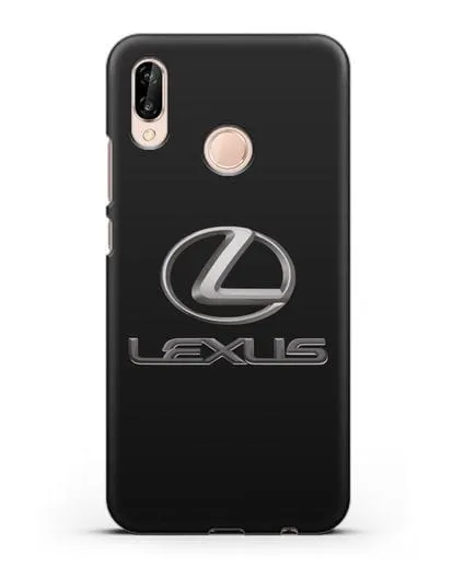 Чехол с логотипом Lexus силиконовый для Huawei P20 Lite
