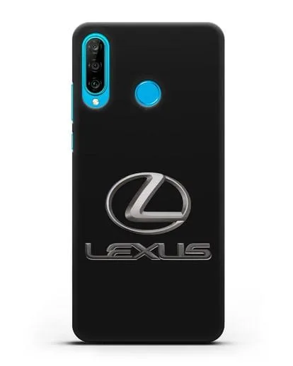 Чехол с логотипом Lexus силиконовый для Huawei P30 Lite