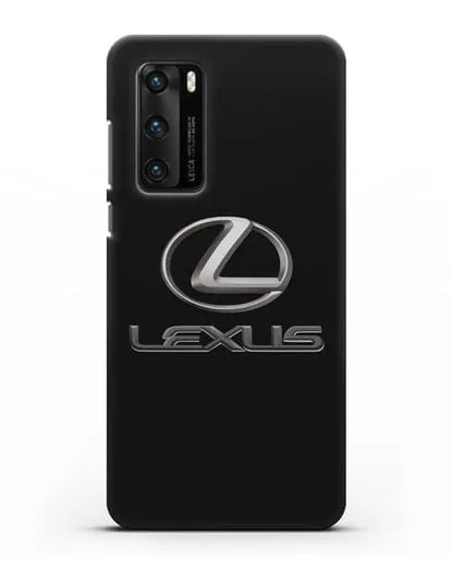 Чехол с логотипом Lexus силиконовый для Huawei P40