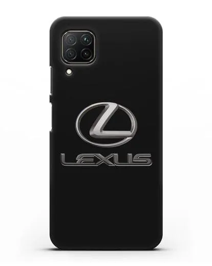 Чехол с логотипом Lexus силиконовый для Huawei P40 lite