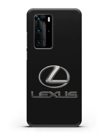 Чехол с логотипом Lexus силиконовый для Huawei P40 Pro