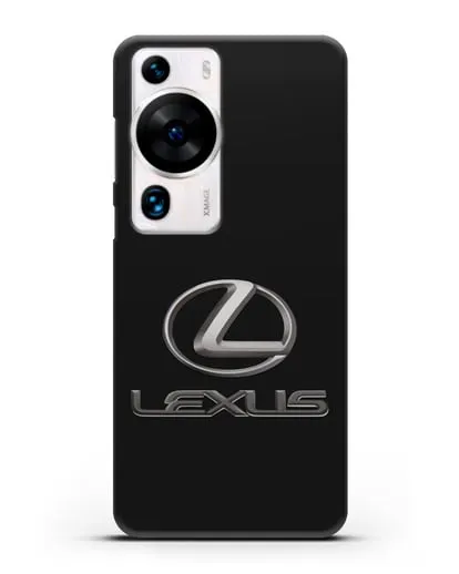 Чехол с логотипом Lexus силиконовый для Huawei P60 Pro