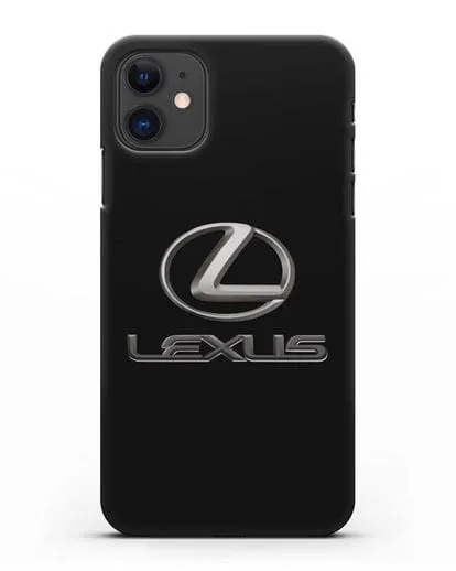 Чехол с логотипом Lexus силиконовый для iPhone 11