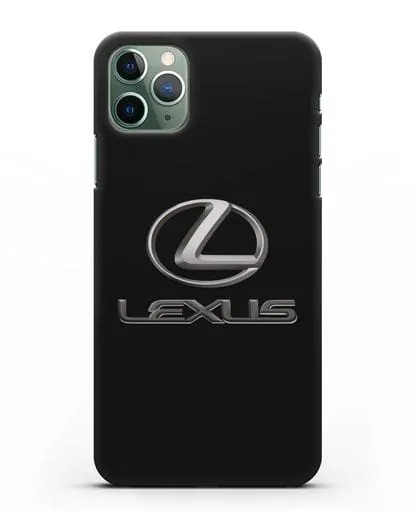 Чехол с логотипом Lexus силиконовый для iPhone 11 Pro Max
