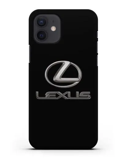Чехол с логотипом Lexus силиконовый для iPhone 12