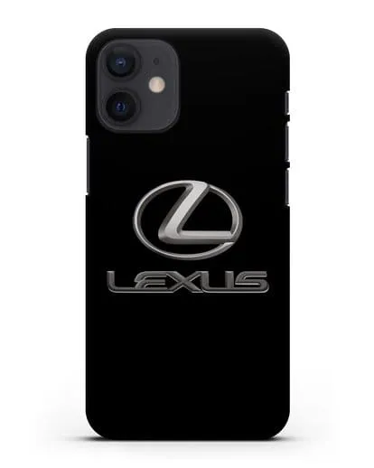 Чехол с логотипом Lexus силиконовый для iPhone 12 mini
