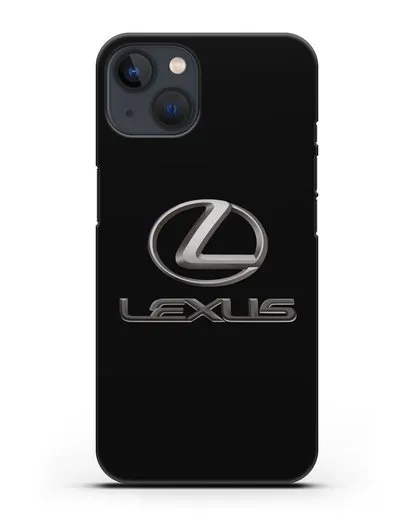 Чехол с логотипом Lexus силиконовый для iPhone 13 Mini