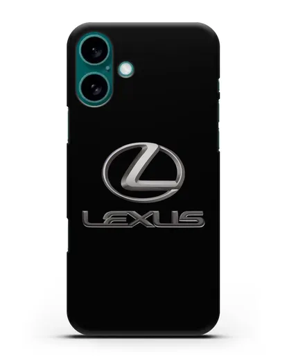 Чехол с логотипом Lexus силиконовый для iPhone 16 Plus