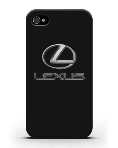 Чехол с логотипом Lexus силиконовый для iPhone 4/4s
