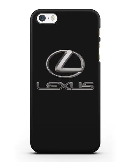 Чехол с логотипом Lexus силиконовый для iPhone 5/5s/SE