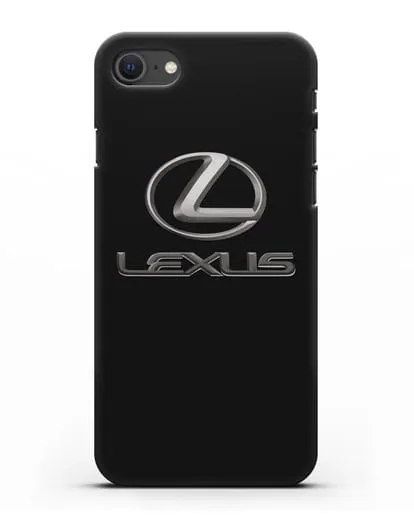 Чехол с логотипом Lexus силиконовый для iPhone SE 2020