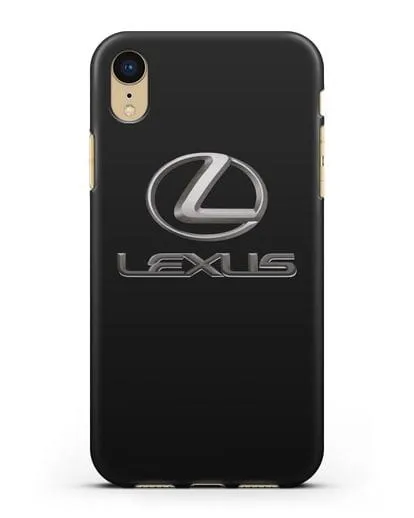 Чехол с логотипом Lexus силиконовый для iPhone XR