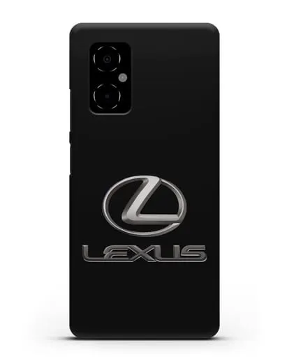 Чехол с логотипом Lexus силиконовый для Xiaomi Poco M4 5G