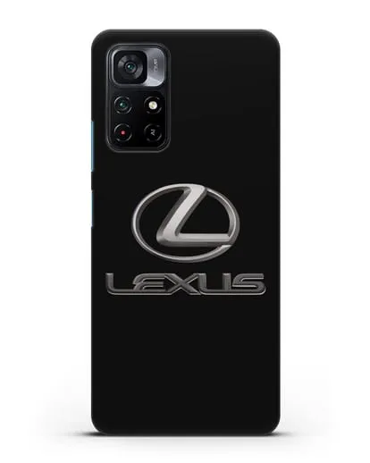 Чехол с логотипом Lexus силиконовый для Xiaomi Poco M4 Pro 5G