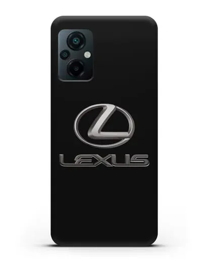 Чехол с логотипом Lexus силиконовый для Xiaomi Poco M5