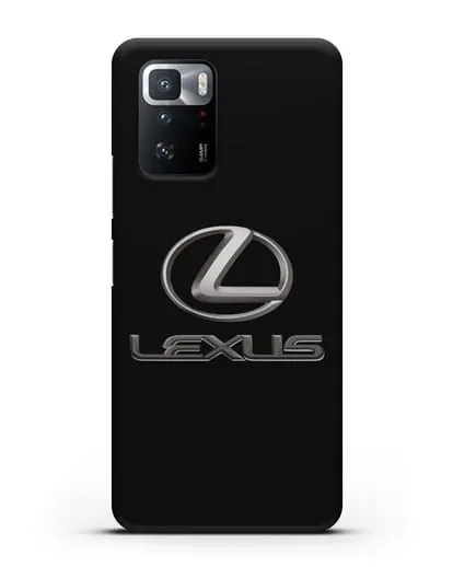 Чехол с логотипом Lexus силиконовый для Xiaomi Poco X3 GT