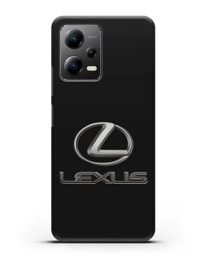 Чехол с логотипом Lexus силиконовый для Xiaomi Poco X5