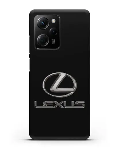 Чехол с логотипом Lexus силиконовый для Xiaomi Poco X5 Pro